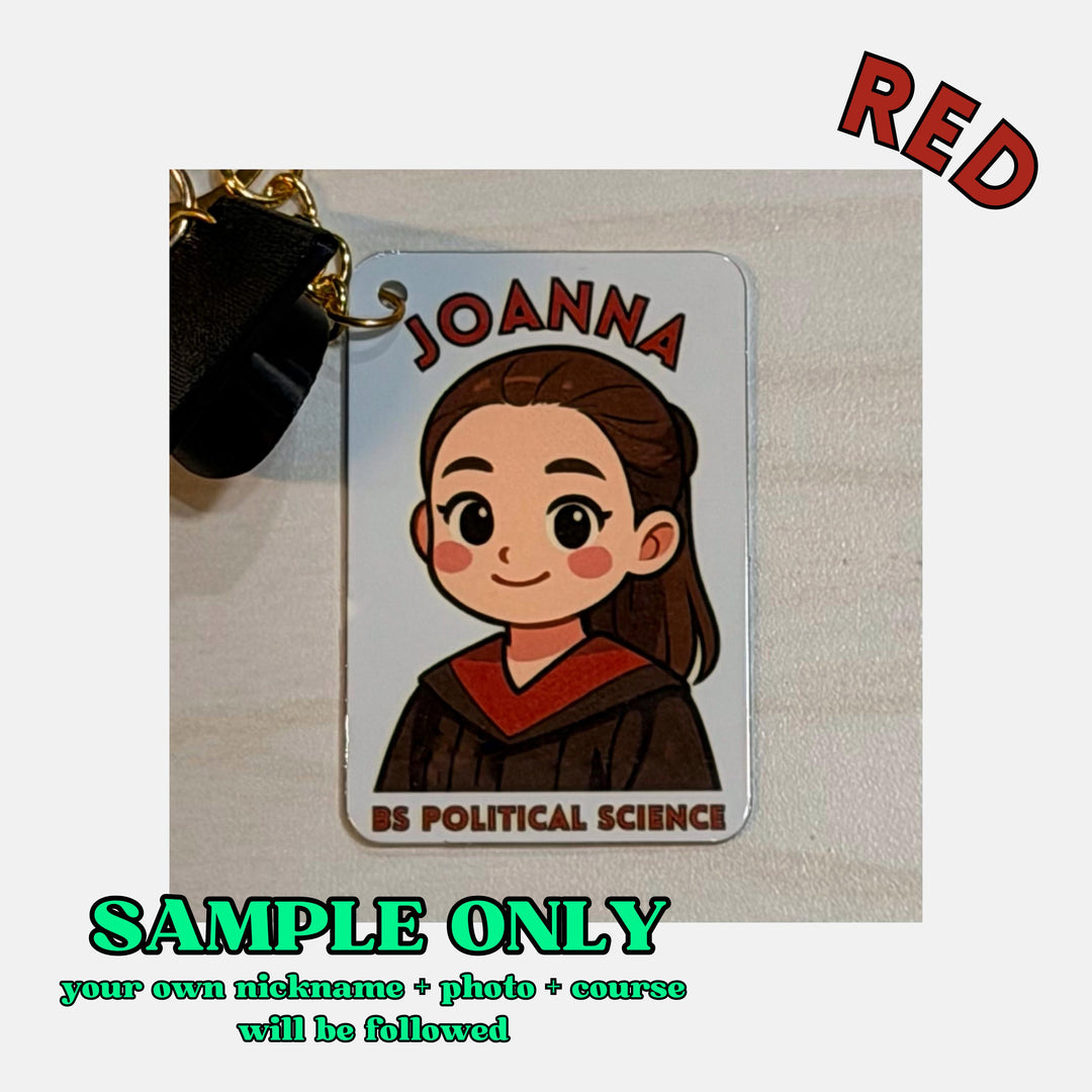 Personalized Chibi Graduation Keychain — No Graduation Photo Needed + Free Toga Cap Charm