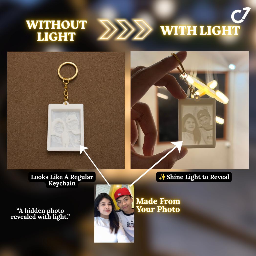 Personalized Hidden Photo Keychain product image 2