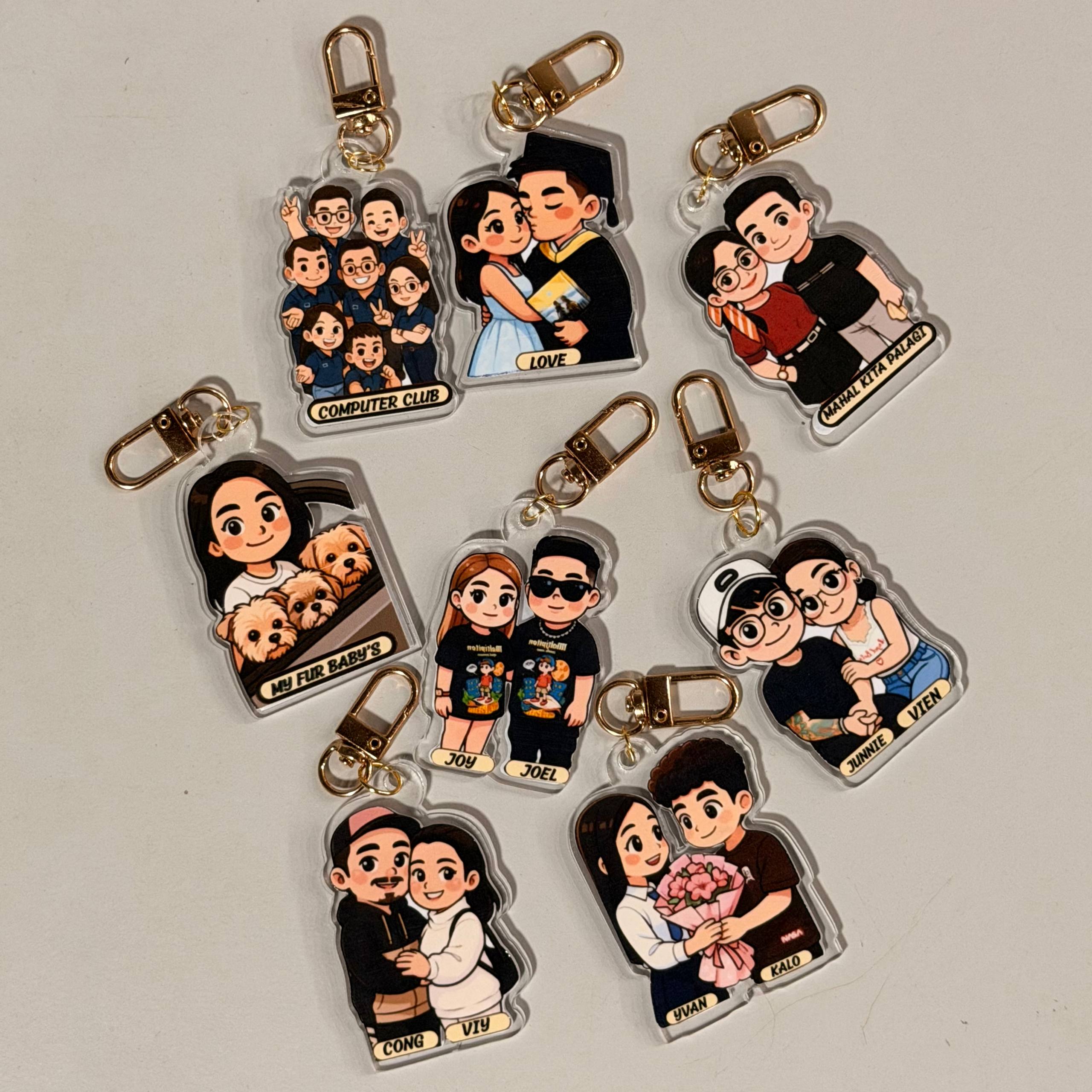 Personalized Chibi Acrylic Keychain product image 5